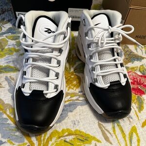 Reebok, Question Mid “Why Not Us?”, Men’s size 11. BRAND NEW; NEVER WORN.